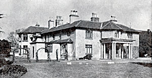 Adbolton Hall in its role as Country Recovery Home belonging to the Nottingham Hospital for Women.