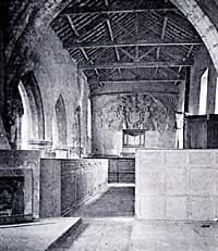 Nave, interior, looking west (photo: Harry Gill, 1912).