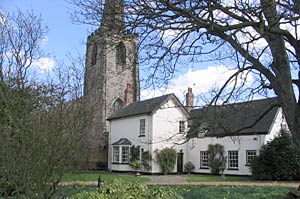 Ireton's house and Attenborough church (2006). 