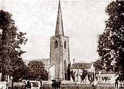 The church of St Mary Magdelene, Attenbrough in the 1920s