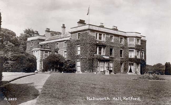 Babworth Hall, c.1935