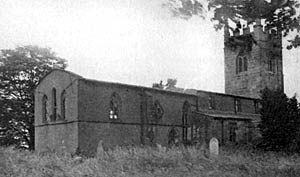 Barnby-in-the-Willows church, c.1911. 