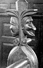 Bench-end, c.1911. 
