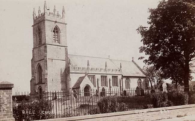 Bole church c.1920. 