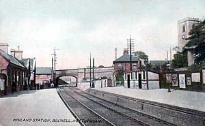 Midland railway station, Bulwell, c.1910.