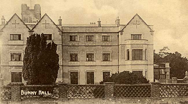 Bunny Hall in the early 20th century