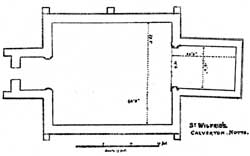 Plan of Calverton church