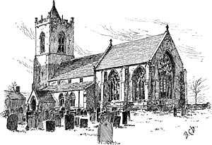 Car Colston church in the 1890s. 
