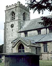 St. Andrew's church, Caunton (photo: A Nicholson, 1984).
