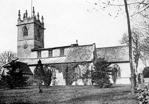 Clayworth church, c.1910. 