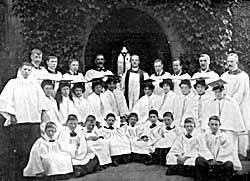 The church choir, 1906.
