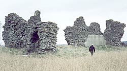 The ruins of Clipstone Palace in 2003.