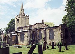 St Catherine's church, Cossall, dates from the 13th and 14th centuries (photo: A Nicholson, 2004).