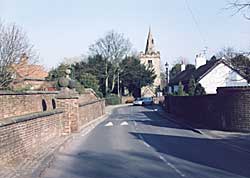 Cossall village (photo: A Nicholson, 2004).