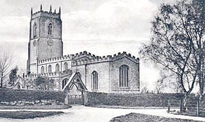 East Drayton church, c.1910. 
