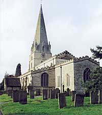 Edwinstowe church (A Nicholson, 2003).