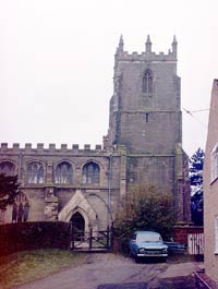 Gamston church in 1982.
