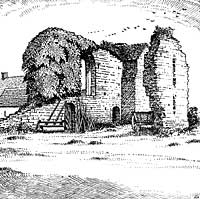 Ruins of th church at Beauvale