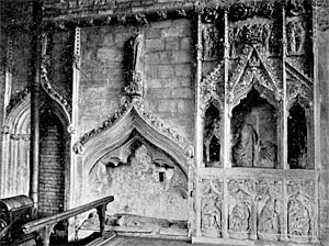 The Easter Sepulchre in 1905. 