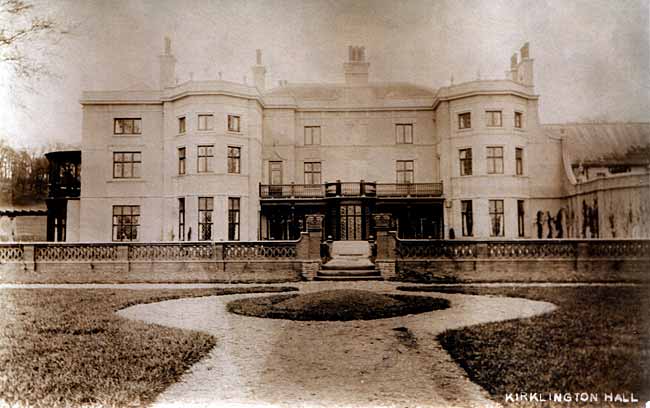 Kirklington Hall in the 1930s.