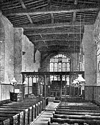 Interior, Lambley church.