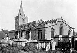 St Peter's church, Mansfield, c.1912.