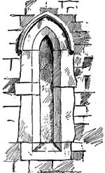 Early English window (north side of chancel). 