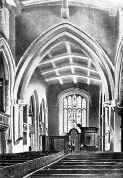 PLATE XI. Interior of S. Peter's before the Restoration in 1870.