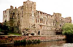 The west front of Newark Castle