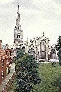 The church of St Mary Magdalene, Newark-on-Trent (c.1905).