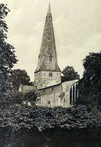 Normanton-on-Soar church, c.1910.