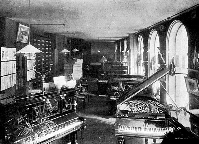 Show Room for Grand and other Pianos.