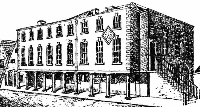 Old Guild Hall in 1797.