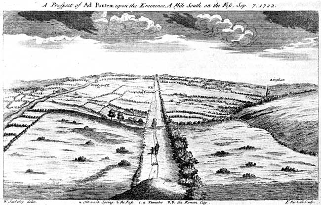 AD PONTEM, from the drawing by Dr. Wm. Stukeley, 1722
