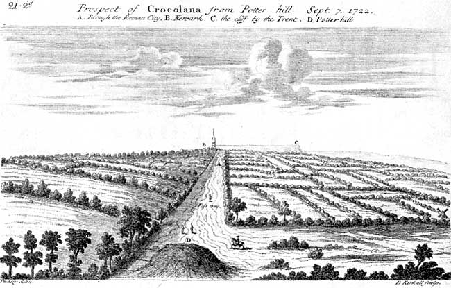 CROCOLANA, from the drawing by Dr. Wm. Stukeley, 1722.