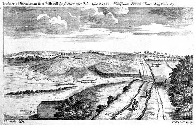 MARGIDUNUM, from the drawing by Dr. Wm. Stukeley, 1722.