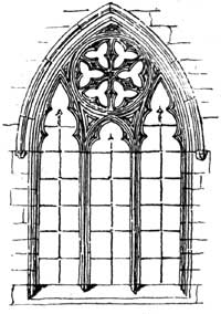 Window in south aisle, Orston.