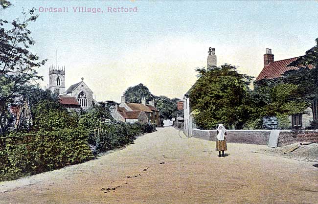A view along All Hallows Street, Ordsall in 1905.