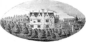 Ossington Hall in 1676.