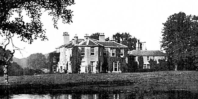 Oxton Hall in the early 20th century. 