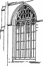 Tatershall church window