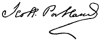 Signature of the 5th Duke of Portland