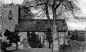 Ragnall church, c.1905. 