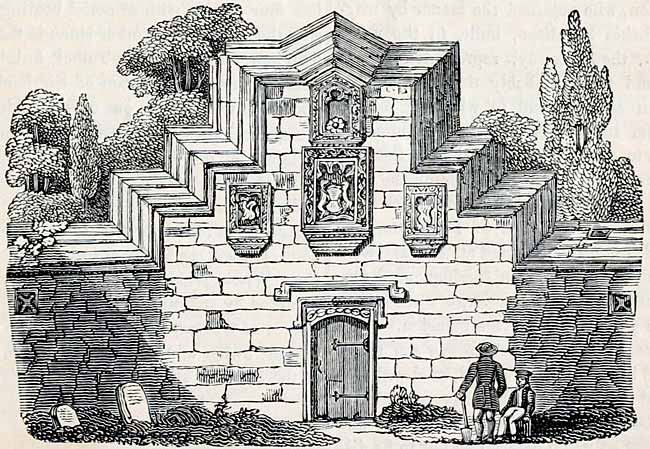 The gateway at Rampton, c.1834.