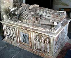 Tomb of Henry Sacheverell, died 1558 (photo by A Nicholson, 2006).
