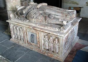 Chest tomb of Henry and Jane Sacheverell. 