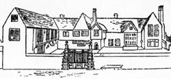 Kirketon Hall from a sketch made in the 1890s, over 60 years after its demolition. 
