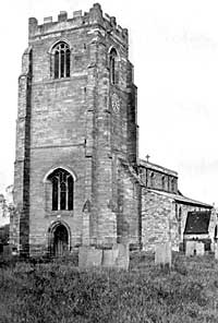 St Peter's church, Shelford in the early 20th century.