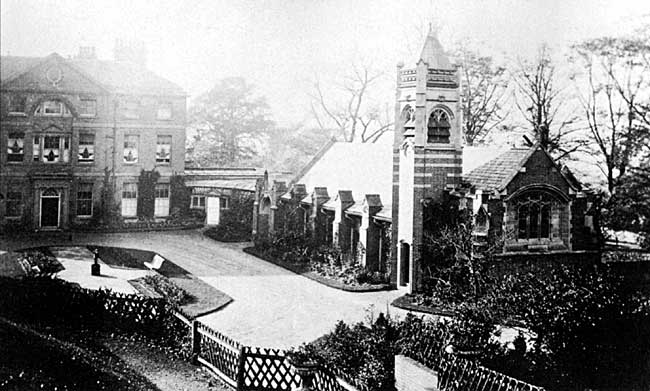 Sherwood Lodge and Chapel, c1910