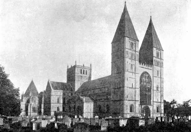 Southwell Cathedral from North-West.